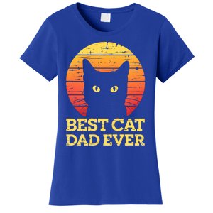 Best Cat Dad Ever Cat Daddy Cat Lover Cat Father Gift Women's T-Shirt