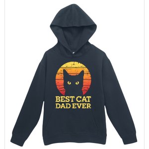 Best Cat Dad Ever Cat Daddy Cat Lover Cat Father Gift Urban Pullover Hoodie