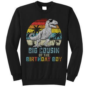 Big Cousin Dinosaur Of The Birthday Matching Family Sweatshirt