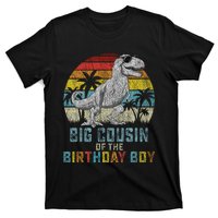 Big Cousin Dinosaur Of The Birthday Matching Family T-Shirt