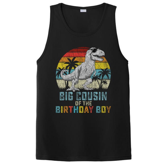 Big Cousin Dinosaur Of The Birthday Matching Family PosiCharge Competitor Tank