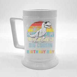 Big Cousin Dinosaur Of The Birthday Matching Family Beer Stein