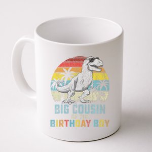 Big Cousin Dinosaur Of The Birthday Matching Family Coffee Mug