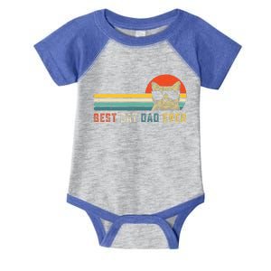 Best Cat Dad Ever FatherS Day Infant Baby Jersey Bodysuit