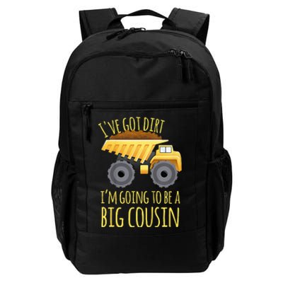 Big Cousin Digger Construction Design For Pregnancy Reveal Daily Commute Backpack