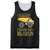 Big Cousin Digger Construction Design For Pregnancy Reveal Mesh Reversible Basketball Jersey Tank