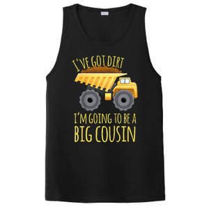 Big Cousin Digger Construction Design For Pregnancy Reveal PosiCharge Competitor Tank