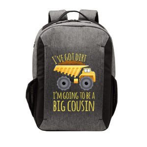 Big Cousin Digger Construction Design For Pregnancy Reveal Vector Backpack