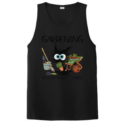 Black Cat Do Gardening Because Murder Is Wrong (1) PosiCharge Competitor Tank