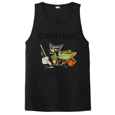 Black Cat Do Gardening Because Murder Is Wrong PosiCharge Competitor Tank