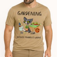Black Cat Do Gardening Because Murder Is Wrong Performance Shirt