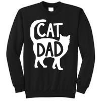 Best Cat Dad Fathers Day Kitty Daddy Papa Christmas Sweatshirt