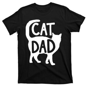 Best Cat Dad Fathers Day Kitty Daddy Papa Christmas T-Shirt