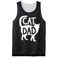 Best Cat Dad Fathers Day Kitty Daddy Papa Christmas Mesh Reversible Basketball Jersey Tank