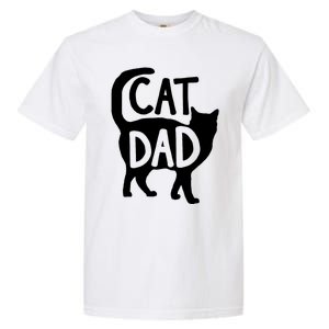 Best Cat Dad Fathers Day Kitty Daddy Papa Christmas Garment-Dyed Heavyweight T-Shirt