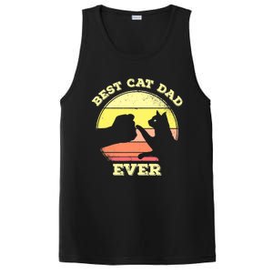 Best Cat Dad Ever Cute Cat Lover PosiCharge Competitor Tank