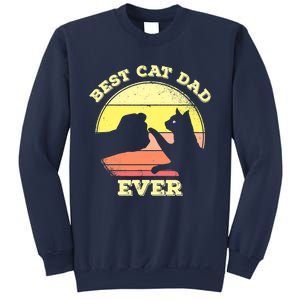 Best Cat Dad Ever Cute Cat Lover Sweatshirt