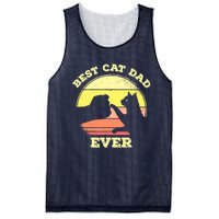 Best Cat Dad Ever Cute Cat Lover Mesh Reversible Basketball Jersey Tank