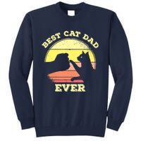 Best Cat Dad Ever Cute Cat Lover Tall Sweatshirt