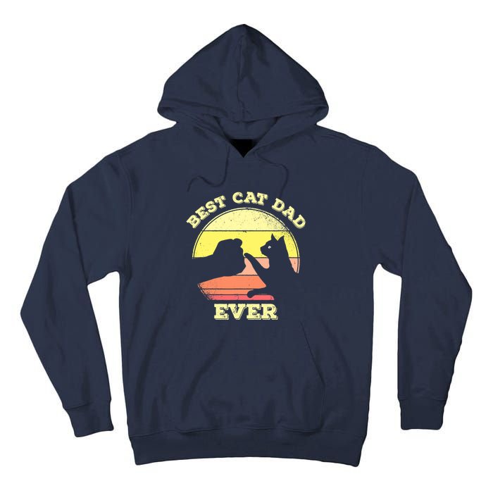 Best Cat Dad Ever Cute Cat Lover Tall Hoodie