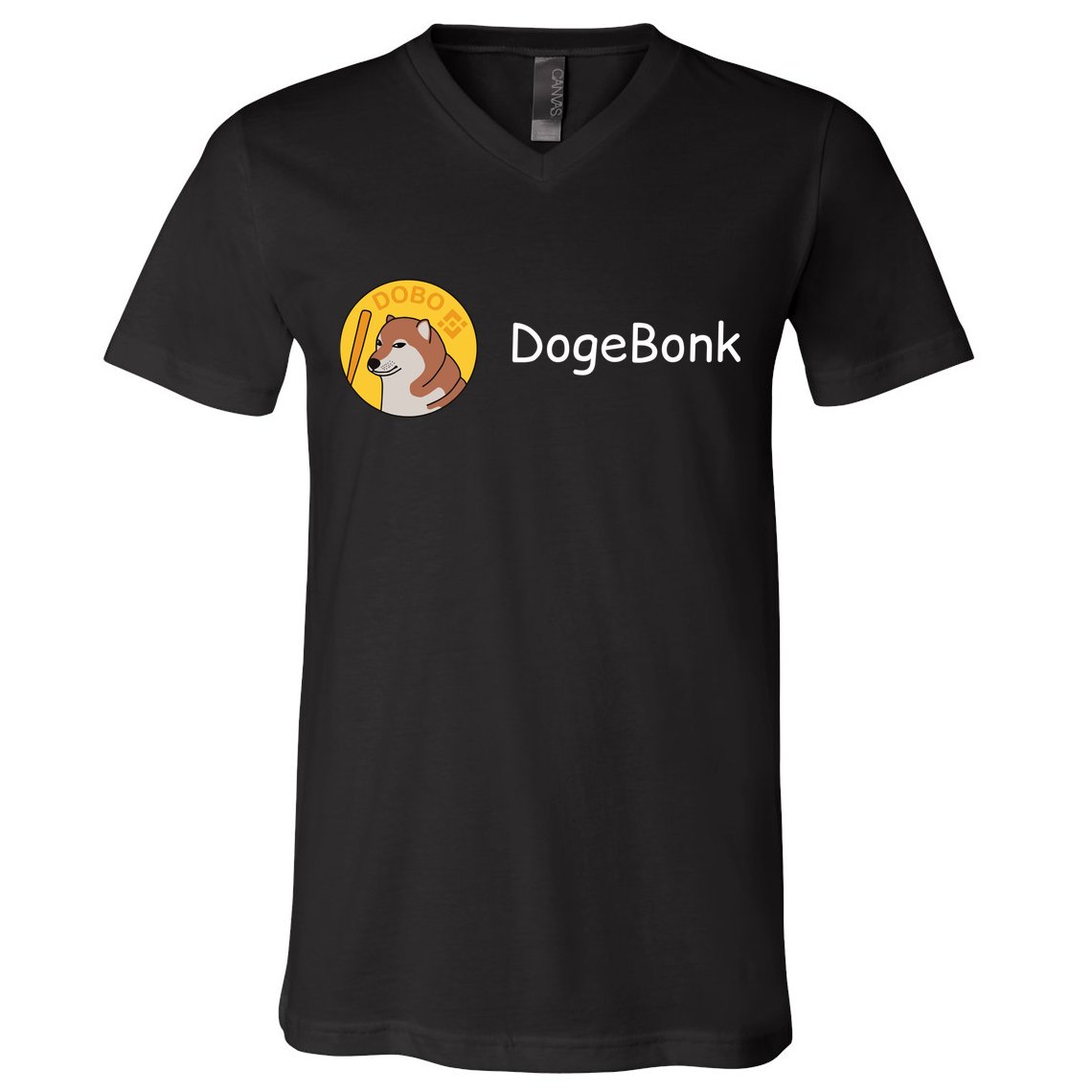 Bonk Coin Dogebonk Solona V-Neck T-Shirt