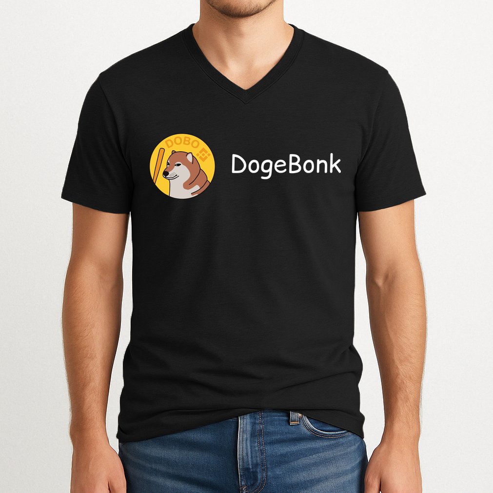 Bonk Coin Dogebonk Solona V-Neck T-Shirt