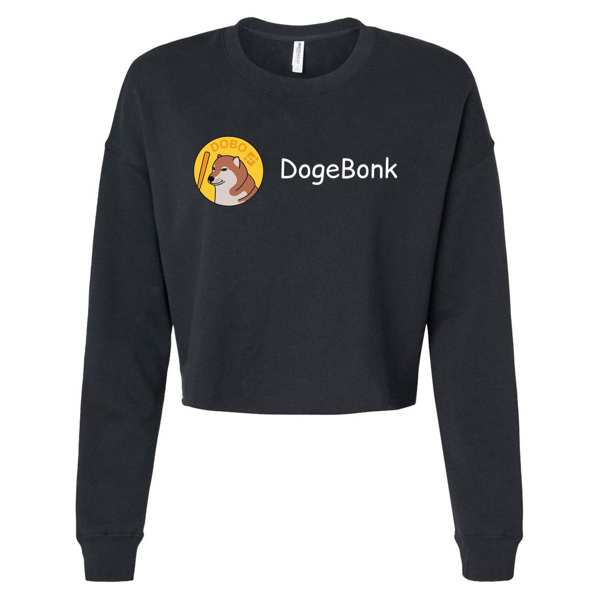 Bonk Coin Dogebonk Solona Cropped Pullover Crew
