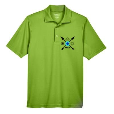 Breckenridge Colorado Directional Crewneck Gift Men's Origin Performance Piqué Polo