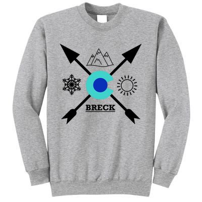 Breckenridge Colorado Directional Crewneck Gift Sweatshirt