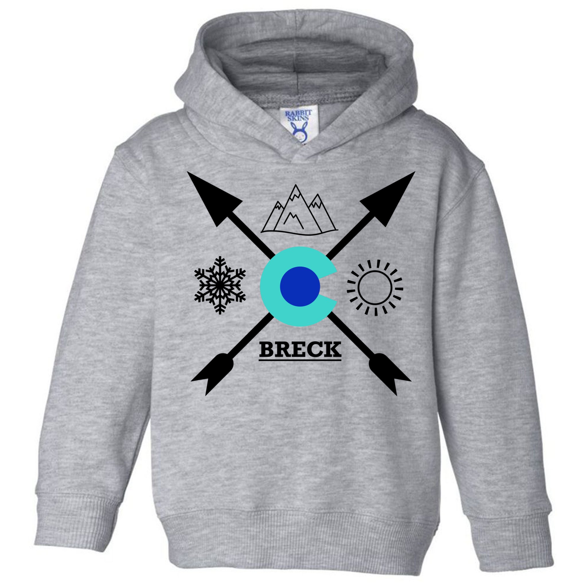 Breckenridge Colorado Directional Crewneck Gift Toddler Hoodie