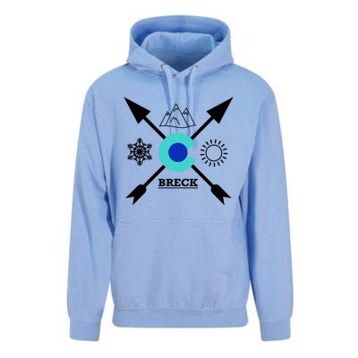 Breckenridge Colorado Directional Crewneck Gift Unisex Surf Hoodie