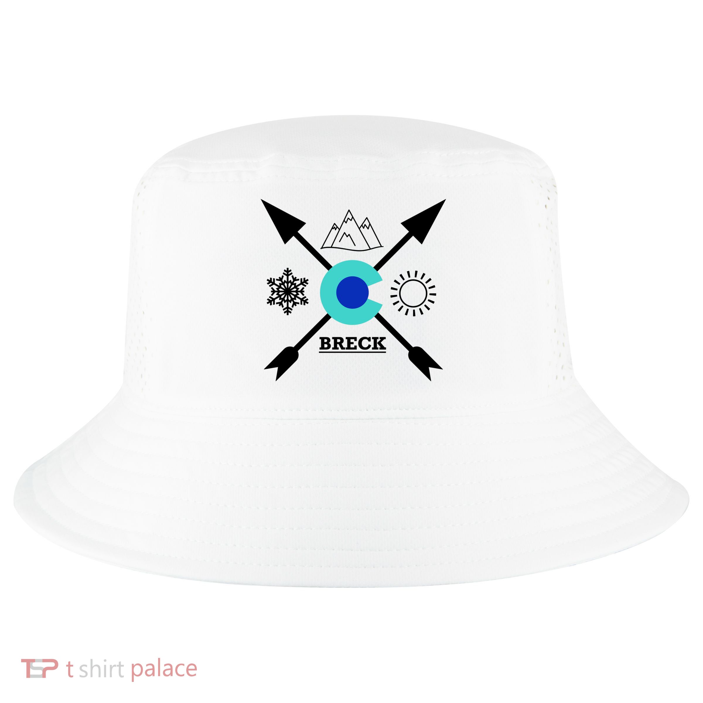 Breckenridge Colorado Directional Crewneck Gift Cool Comfort Performance Bucket Hat