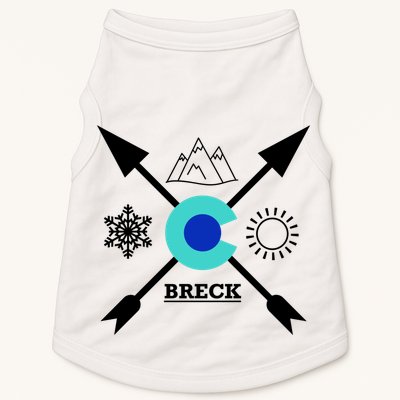 Breckenridge Colorado Directional Crewneck Gift Doggie Tank