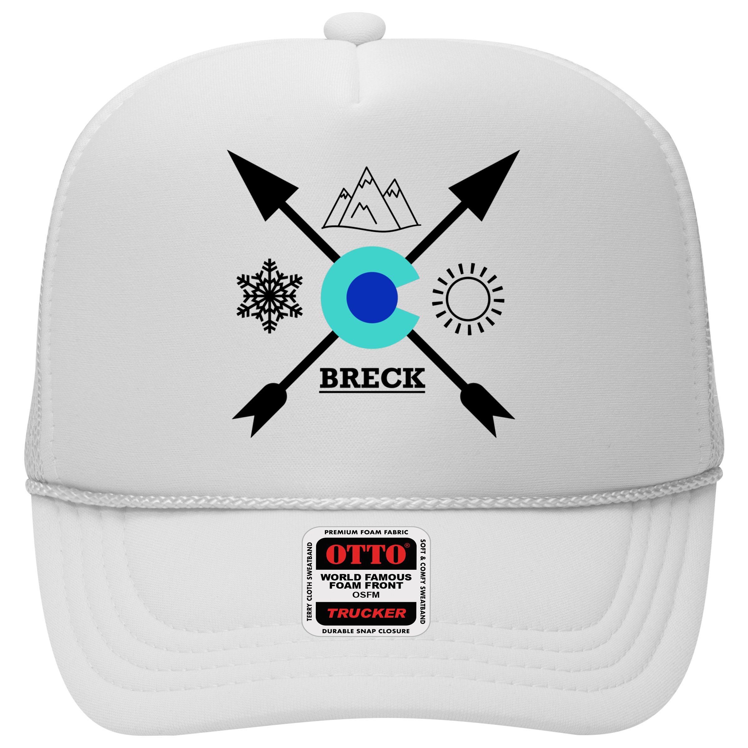 Breckenridge Colorado Directional Crewneck Gift Hat