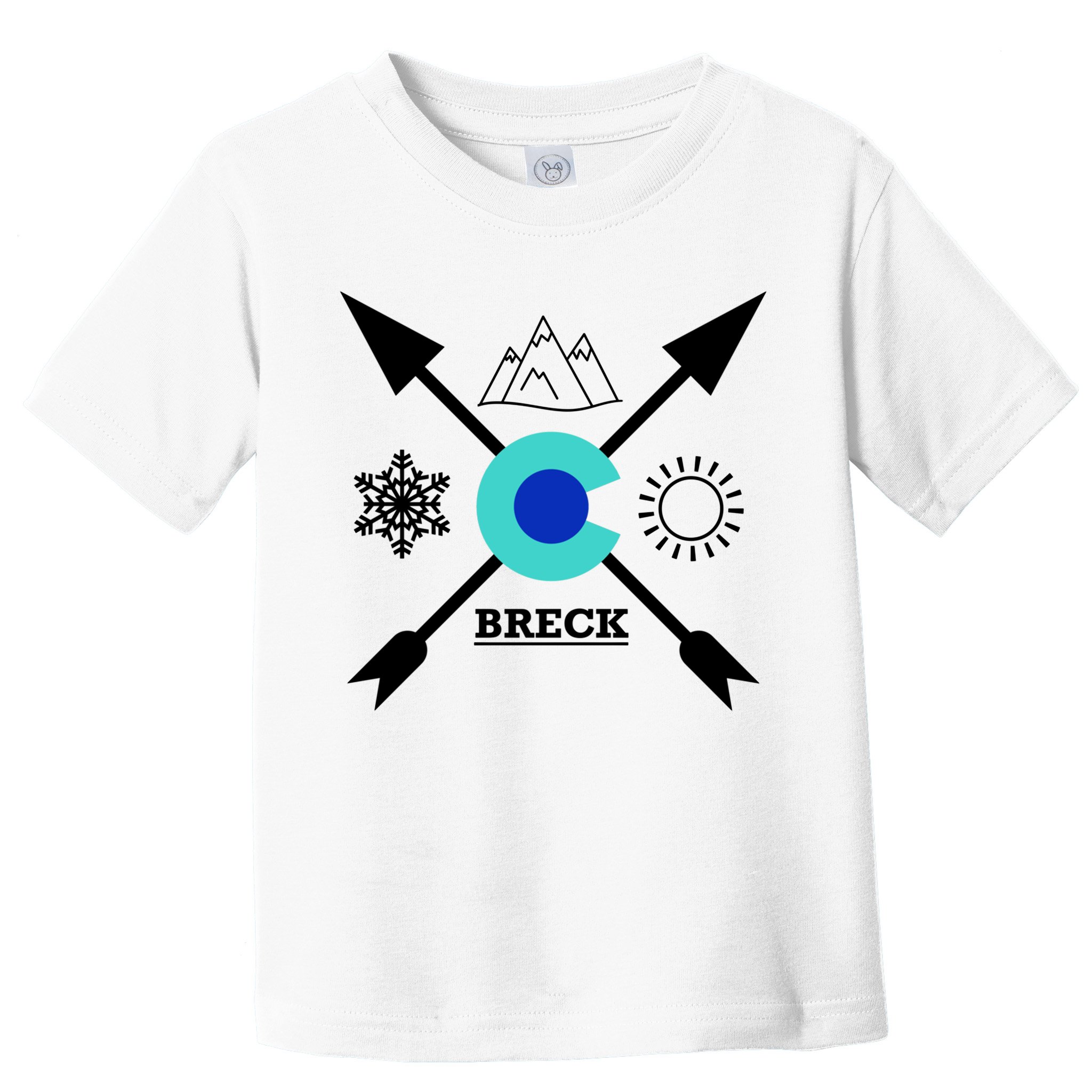 Breckenridge Colorado Directional Crewneck Gift Toddler T-Shirt