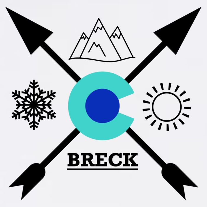 Breckenridge Colorado Directional Crewneck Gift Visor