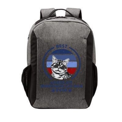 Best Cat Dad Ever American Shorthair Cat Vector Backpack