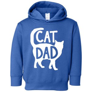 Best Cat Dad Fathers Day Kitty Daddy Papa Christmas Funny Gift Toddler Hoodie