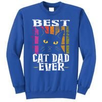 Best Cat Dad Ever Vintage Gift Sweatshirt