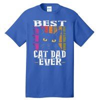 Best Cat Dad Ever Vintage Gift Tall T-Shirt