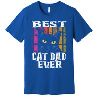 Best Cat Dad Ever Vintage Gift Premium T-Shirt