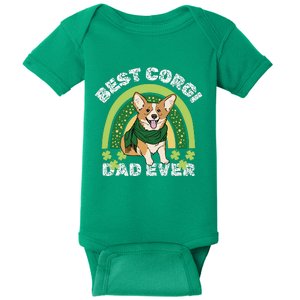 Best Corgi Dog Dad Father Papa Ever Puppy Funny Baby Bodysuit