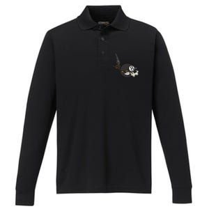 Billiard Cartoon Drawing Ball Pool Players Gift Meaningful Gift Performance Long Sleeve Polo