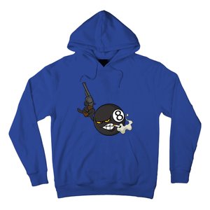 Billiard Cartoon Drawing Ball Pool Players Gift Meaningful Gift Hoodie