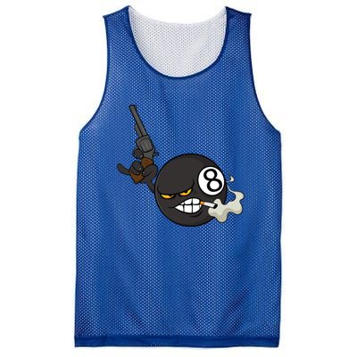 Billiard Cartoon Drawing Ball Pool Players Gift Meaningful Gift Mesh Reversible Basketball Jersey Tank