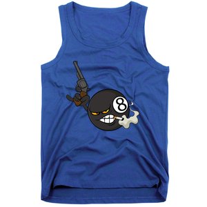 Billiard Cartoon Drawing Ball Pool Players Gift Meaningful Gift Tank Top