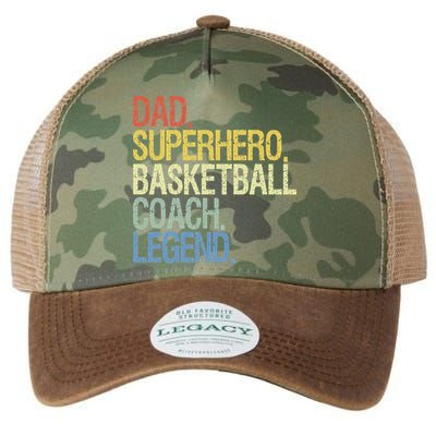 Basketball coach dad Legacy Tie Dye Trucker Hat