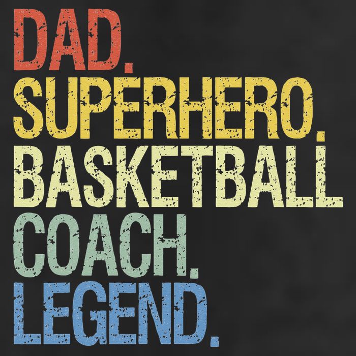 Basketball coach dad 7 Panel Mesh Trucker Snapback Hat