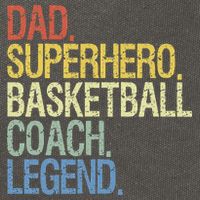 Basketball coach dad Cotton Canvas Backpack