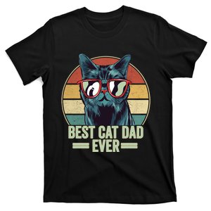 Best Cat Dad Ever Cat Dad Gift T-Shirt